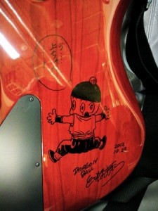 Guitarra Autógrafo Toriyama