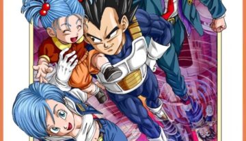 Nova ilustração alternativa com a família do Vegeta